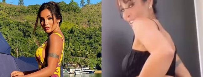 Bumbum: Carol Nakamura fez procedimento com aminoácidos injetáveis e aplicação de ácido hialurônico — Foto: Reprodução Instagram
