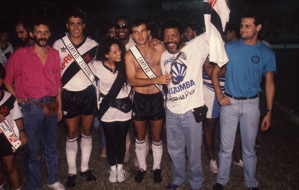 Vasco perde para o América no jogo da entrega das faixas para Gonzaguinha, Sonia Braga e Martinho da Vila — Foto: Cezar Loureiro