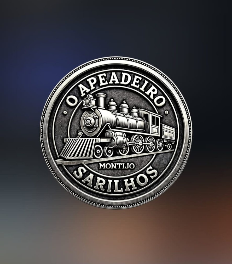 Logotipo do restaurante, que funcionava em antiga estação ferroviária