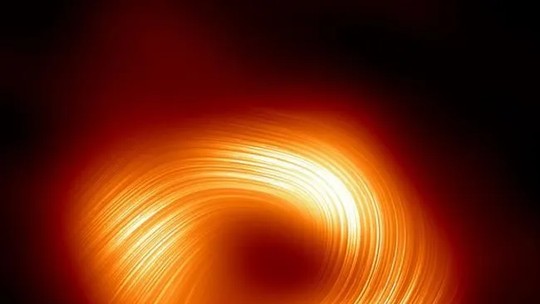 Descoberta cósmica: saiba mais sobre o campo magnético visto em torno do buraco negro central da Via Láctea