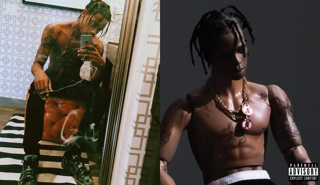 EM 2015, Travis Scott TrouxeOálbum "Rodeo" público, O Primeiro Lançado Por Uma Grande Gravadora - foto: reprodução / instagram / @travisscott (esquerda); Divulgação (Direita)