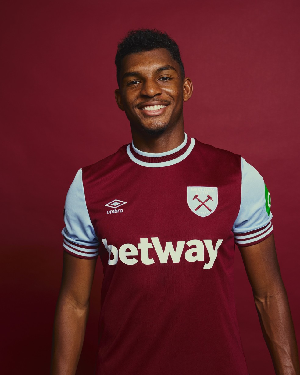 Luis Guilherme é alvo do Botafogo para o setor ofensivo — Foto: Divulgação/West Ham