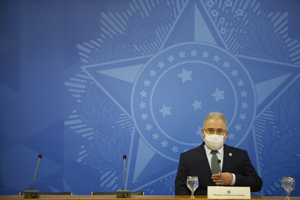O ministro da Saúde, Marcelo Queiroga — Foto: Cristiano Mariz