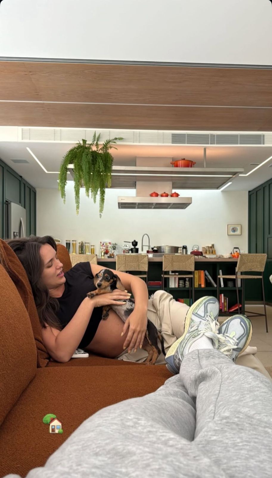 casa em conceito aberto de rafa kalimann e nattan - foto: reprodução/instagram