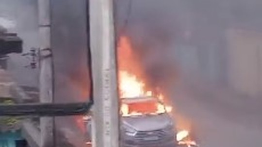 Duque de Caxias tem manhã com intenso confronto entre criminosos; ônibus e carros são incendiados