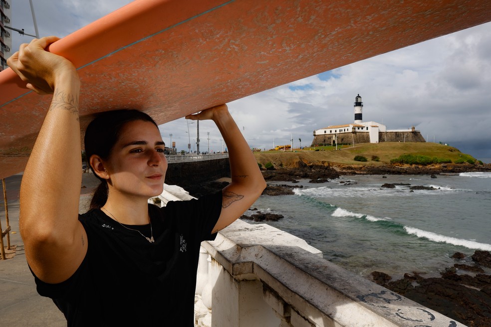 Bruna Villas Boas: intenção de voto em Lula para evitar eventual vitória bolsonarista, mas sem entusiasmo — Foto: Rafael Martins