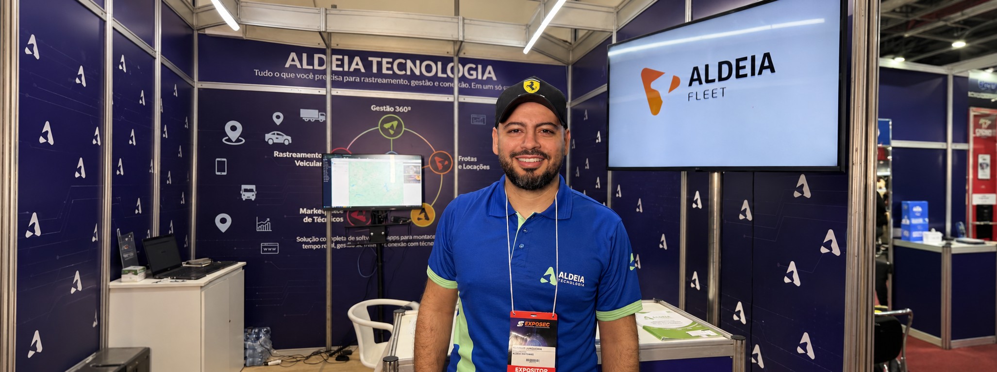 Aldeia Tecnologia inicia operação na Exposec e conquista 40 mil novos ativos