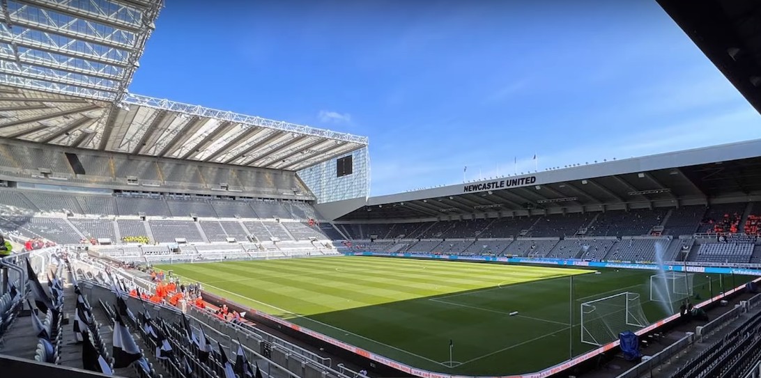 Park St. James, Newcastle House, can reach 65,000 energy, with the support of the Saudi Sovereignty Fund, which sponsors the club - photo: cloning