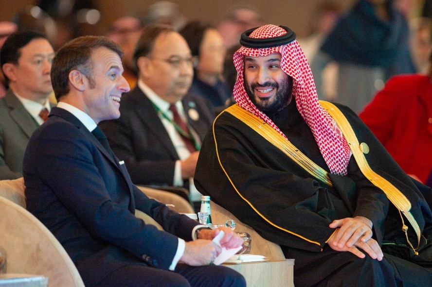 França e Arábia Saudita vão presidir conferência para criação de Estado palestino, diz Macron