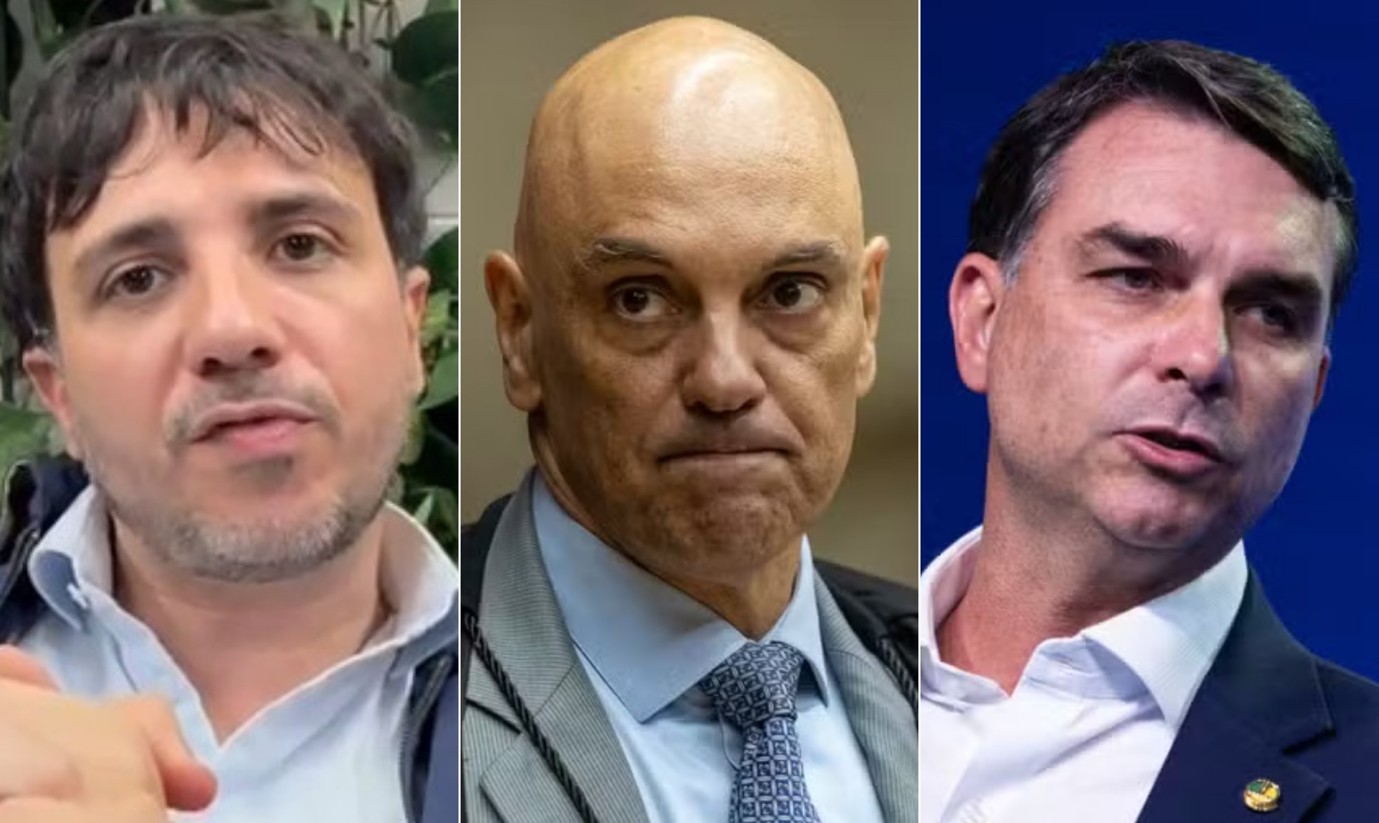 Renan Santos chama Moraes de ‘cabo eleitoral’ de Flávio por suspender visitas a Bolsonaro