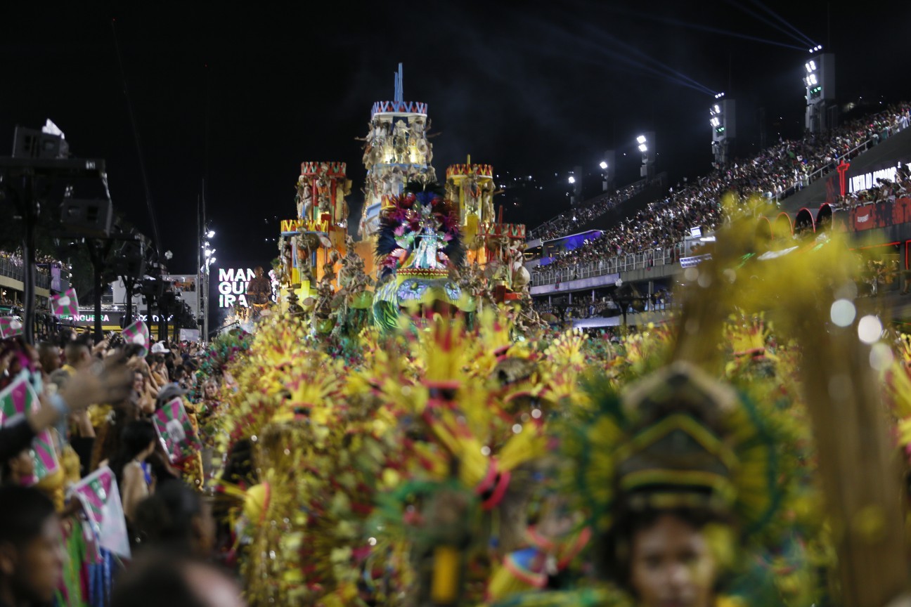Desfile da Mangueira — Foto: Marcelo Theobald / Agência O Globo