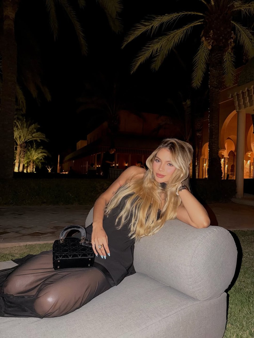 Gabriely Miranda nega gravidez e comenta sobre dieta após rumor durante viagem com Endrick — Foto: Reprodução Instagram