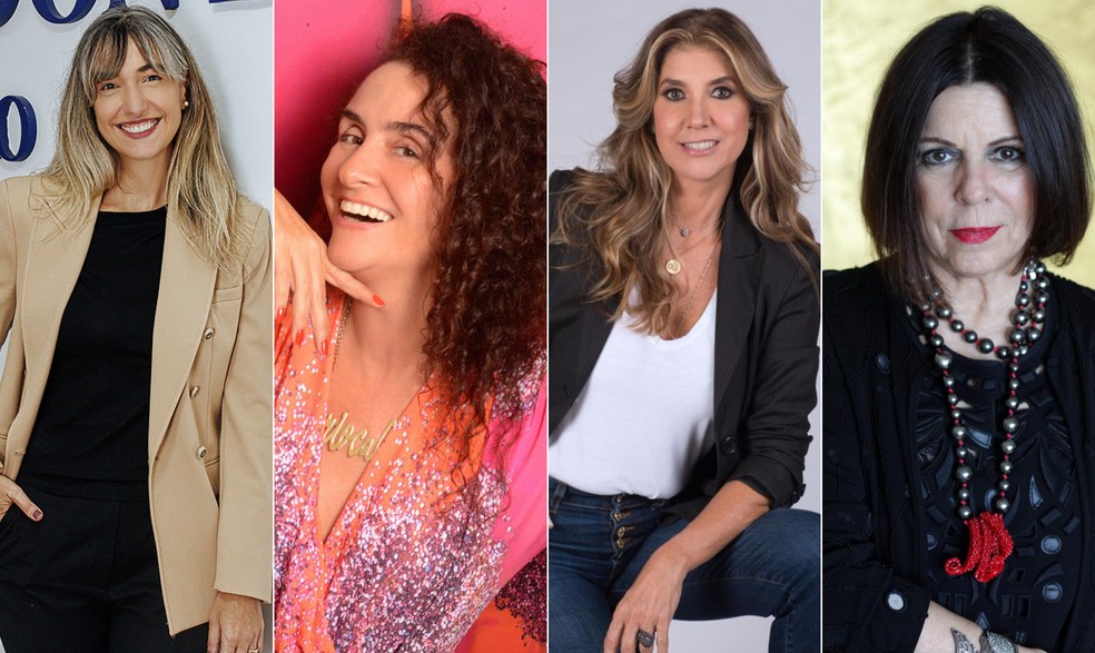 Talk show reunirá a diretora da Cordon Bleu Carla Rosas, a estilista Alessa, a arquiteta e decoradora Gorete Colaço e a curadora Vanda Klabin — Foto: Montagem com fotos de divulgação, de Fabiana Cocubey e de Claudia Gavazza