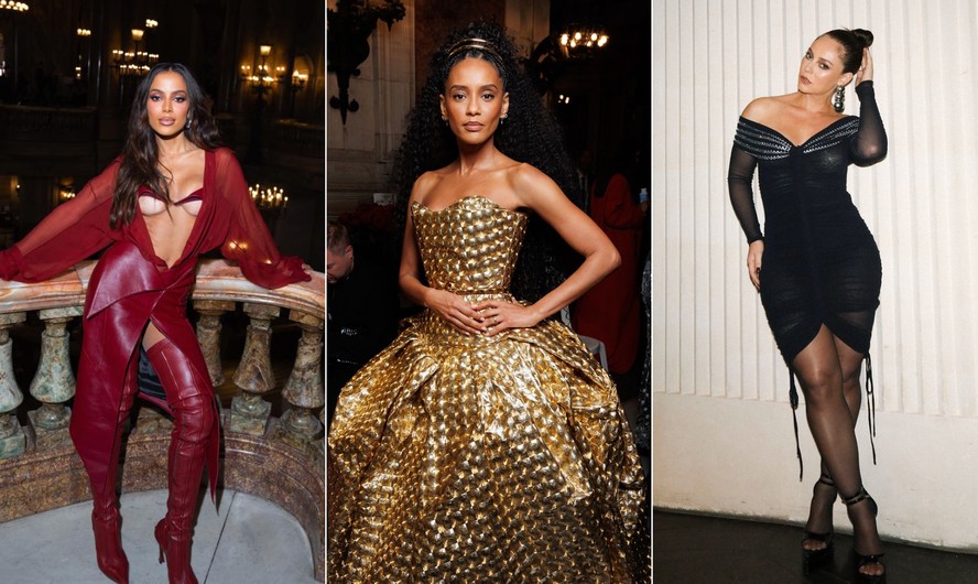 Anitta, Taís Araujo e Paolla Oliveira na Paris Fashion Week