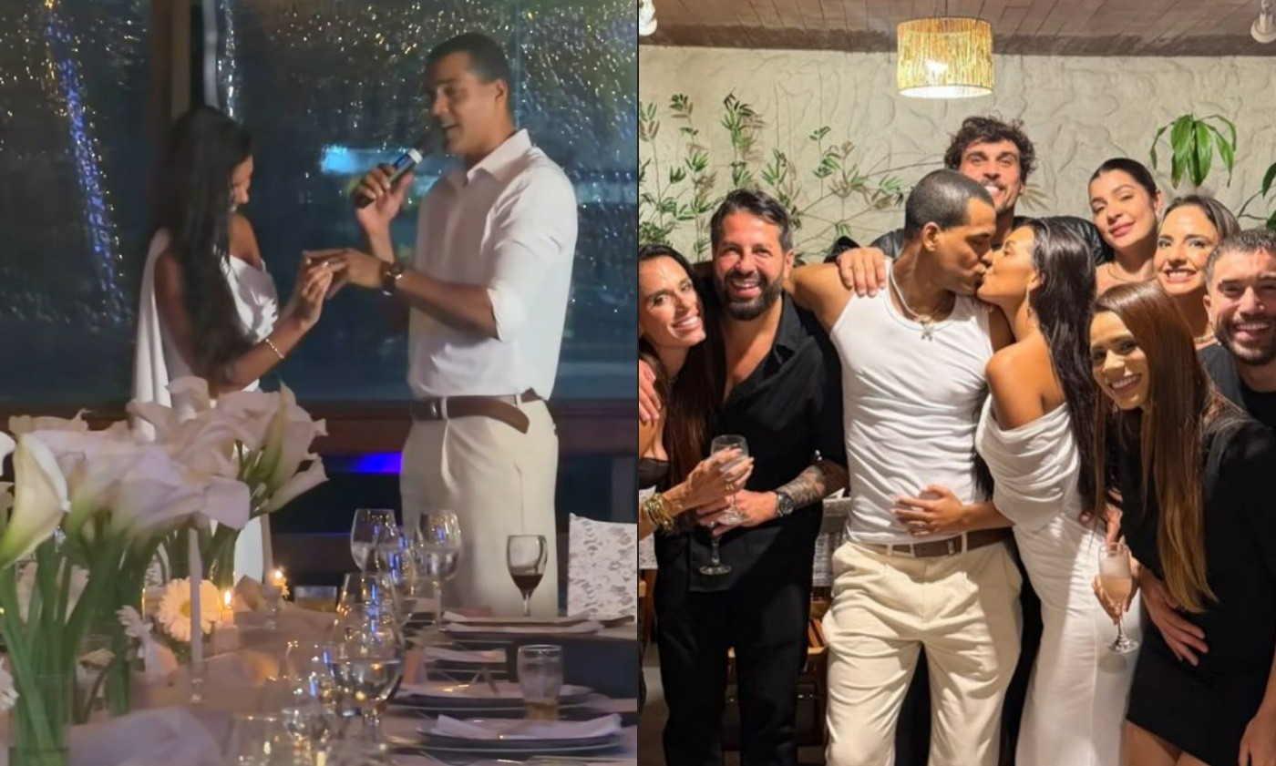 Mell Muzzillo e Marcello Melo Jr. celebram noivado e trocam alianças em jantar intimista com amigos - QTU Questões do Universo