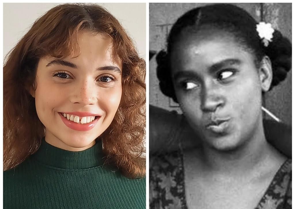 Julia Lemos (left) will debut on TV in Bruno Luperi's plot.  In the first phase, she will play Flor, a virgin girl who marries Jupará (Evaldo Macarrão).  In 1993, the character was played by Rita Santana — Photo: Reproduction