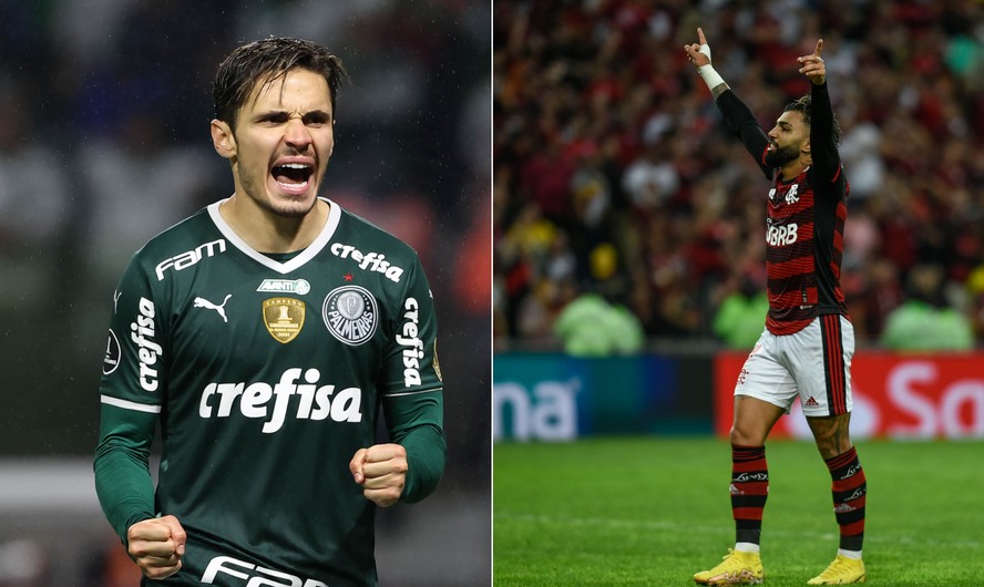 Palmeiras, líder do Brasileirão, e Flamengo, finalista da Copa do Brasil e da Libertadores, lideram a lista
