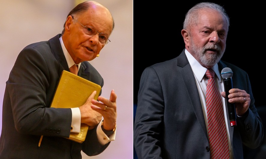 Edir Macedo, fundador da Igreja Universal, e o presidente eleito Lula