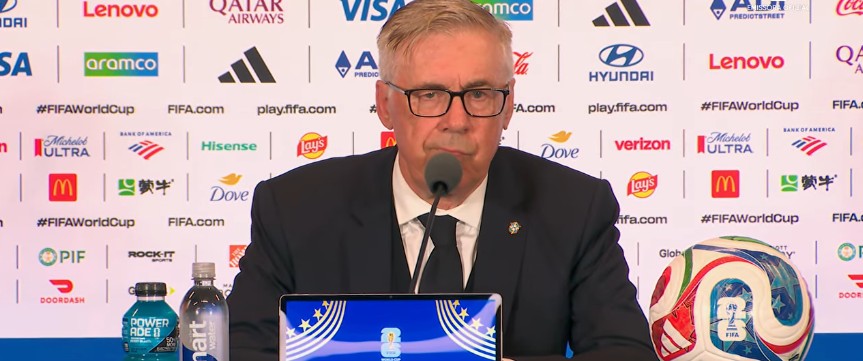 Ancelotti celebra evolução da Seleção Brasileira