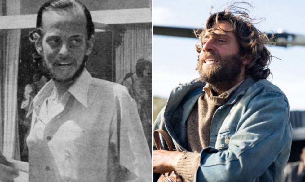 Rafael Federman interpretou o sobrevivente Eduardo Strauch &mdash; Foto: https://sociedaddelanieve.com/ e Netflix