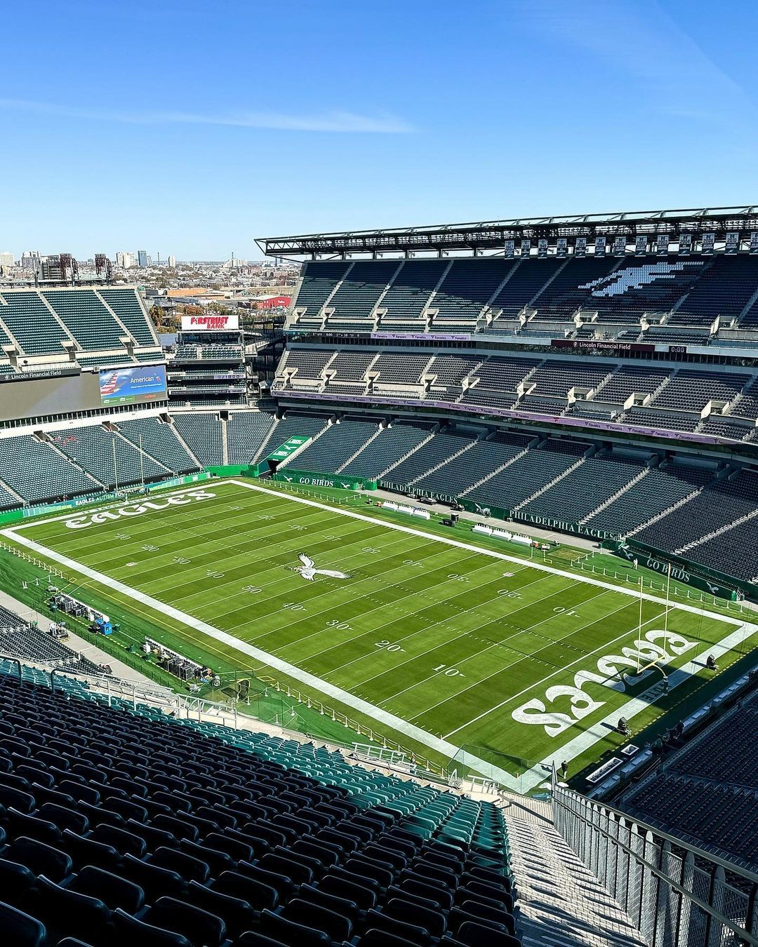 Lincoln Financial Field, na Filadélfia, Pensilvânia — Foto: Reprodução