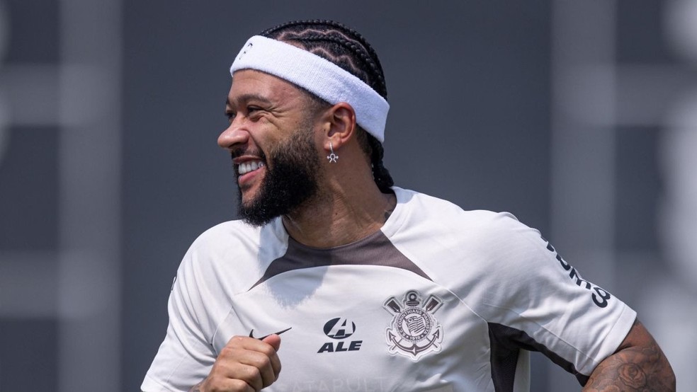 Memphis Depay, attacking midfielder for Corinthians — Photo: Rodrigo Coca / Corinthians