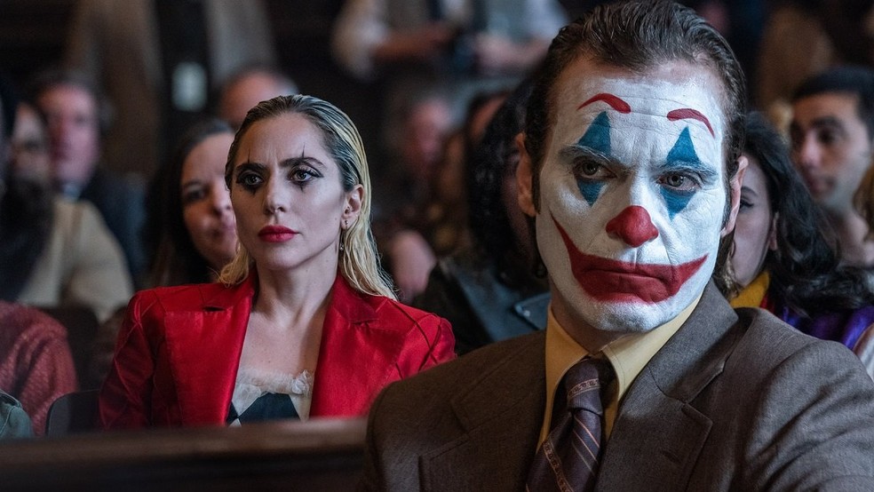 Lady Gaga e Joaquin Phoenix em'Coringa: delírio a dois': ainda mais ousado — Foto: Divulgação