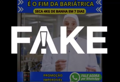 É #FAKE vídeo em que Drauzio Varella indica suposto emagrecedor