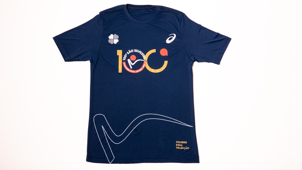 The Centenary São Silvestre T-shirt will be presented at an event in São Paulo - Image: Divulgação Asics