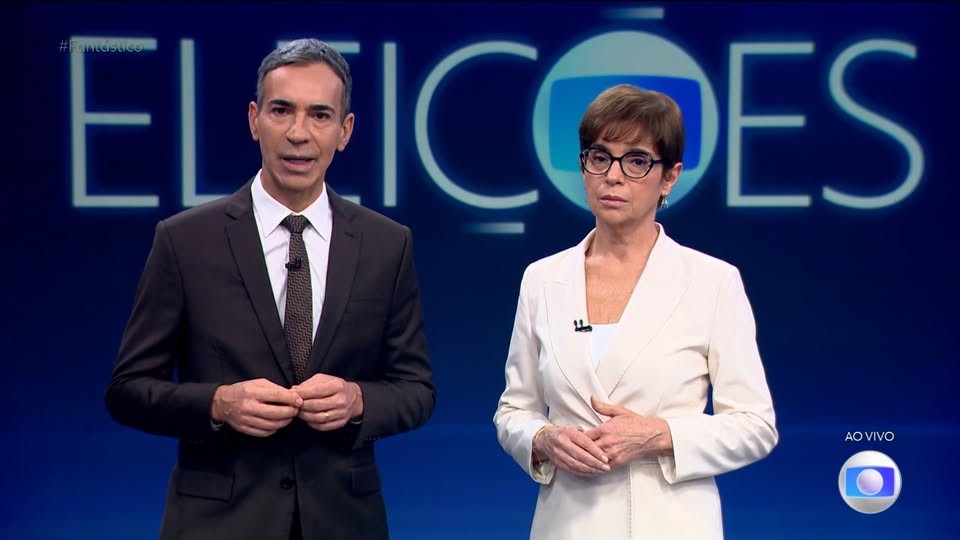 Com apuração das eleições, Globo tem a maior audiência desde a final da Copa América de 2019 - Foto