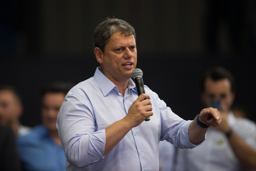 O governador eleito de São Paulo, Tarcísio de Freitas (Republicanos)