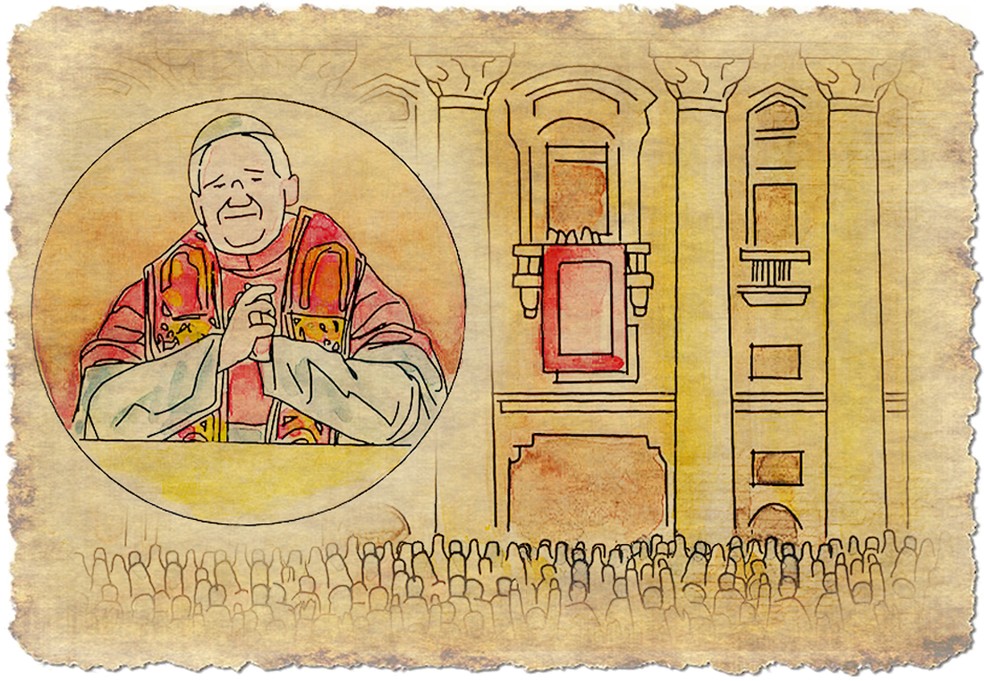 Conclave: Primeira aparição pública — Foto: Arte O GLOBO