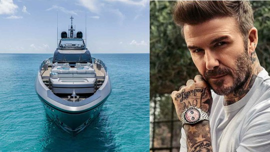 130 Belíssima: novo iate de David Beckham avaliado em R$ 86 milhões; veja fotos