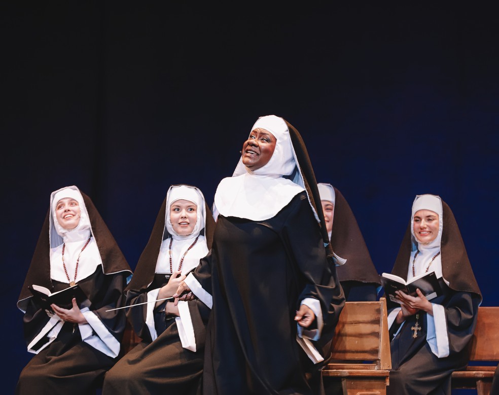 Cena do musical "Mudança de hábito", que encerra temporada no Rio — Foto: Divulgação/Ariel Santos
