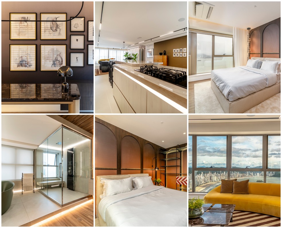 Apartamento de R$ 20 milhões no Yachthouse, onde Neymar é proprietário, tem design assinado pela Fendi Casa — Foto: Divulgação