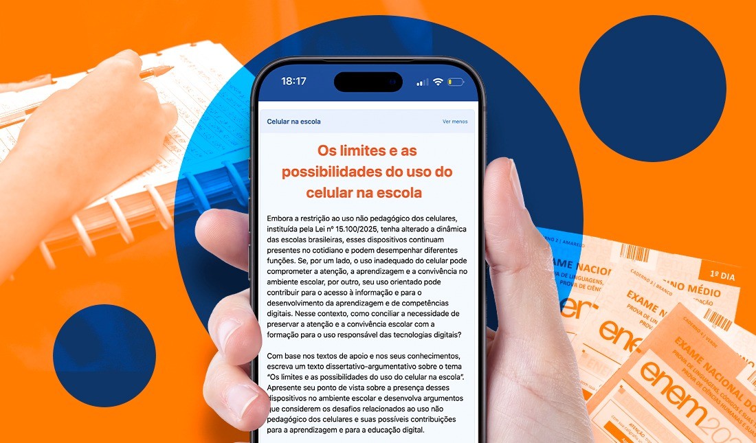 Redação do Enem: faça seu texto sobre celulares na escola e corrija na hora com ferramenta do GLOBO