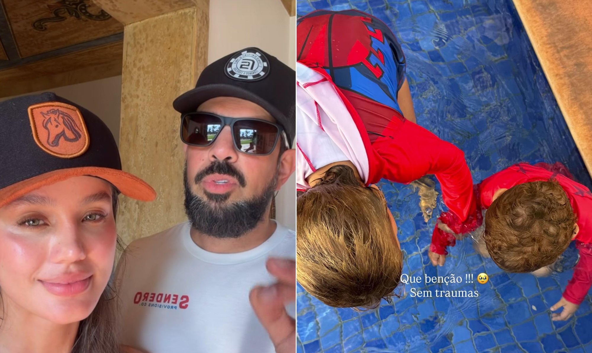 Biah Rodrigues e Sorocaba: filho de 1 ano do casal cai na piscina; veja 6 dicas para evitar acidentes