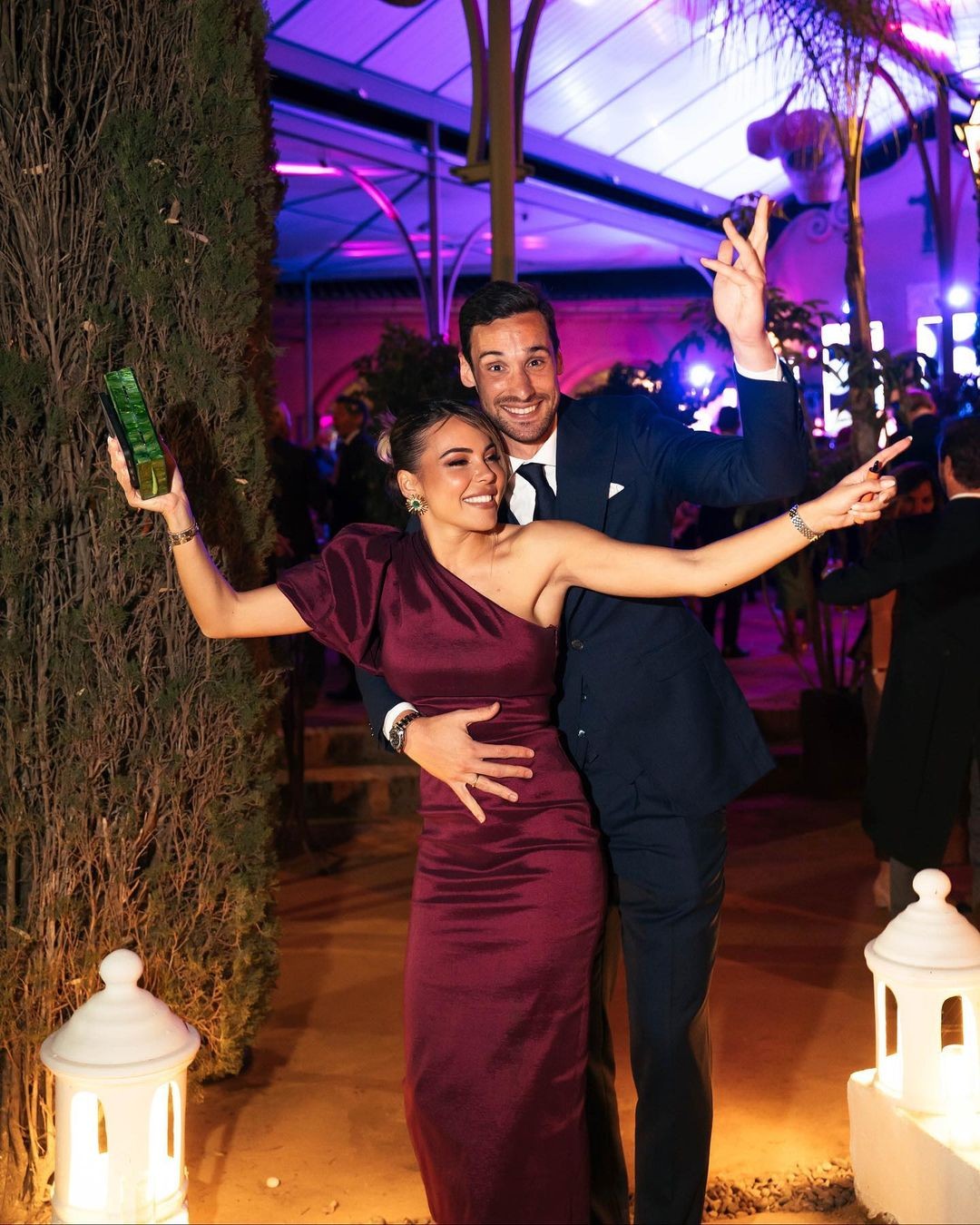 Alba Silva e Sergio Rico — Foto: Reprodução / Instagram