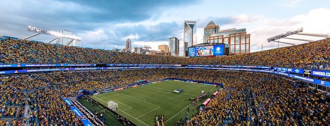 Bank of America Stadium, em Charlotte, Carolina do Norte — Foto: Reprodução