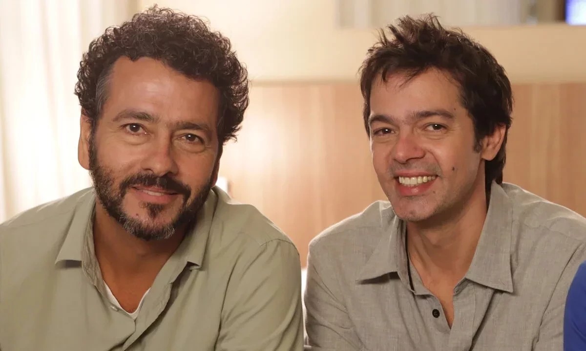 Bruno Mazzeo and Marcos Palmeira are first cousins. Palmeira is the son of filmmaker Zelito Viana, brother of Chico Anysio, father of Mazzeo — Photo: Gianne Carvalho