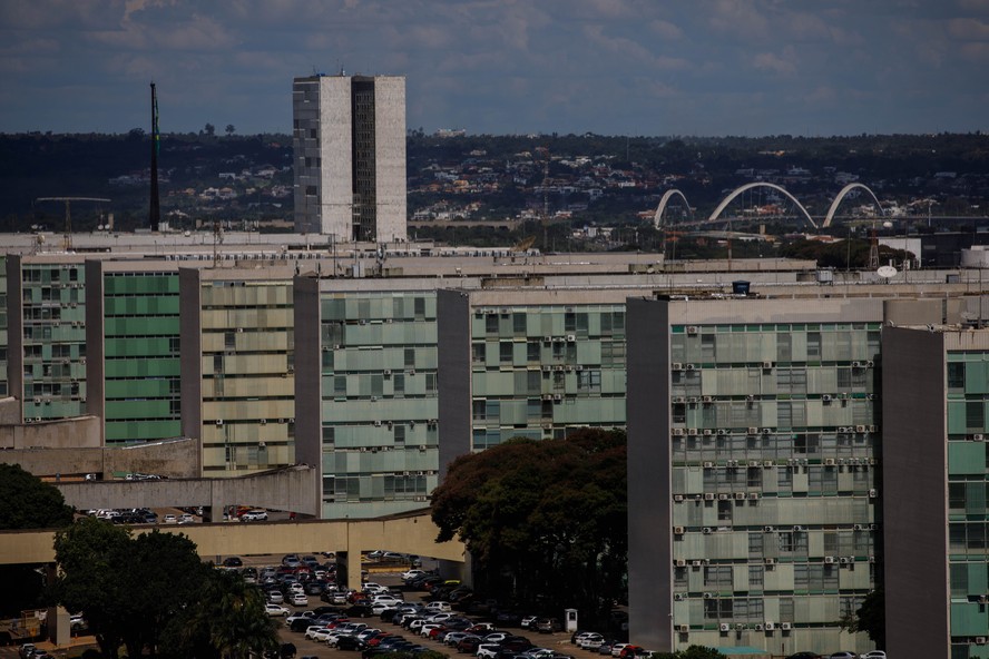 Esplanada dos Ministérios, em Brasília