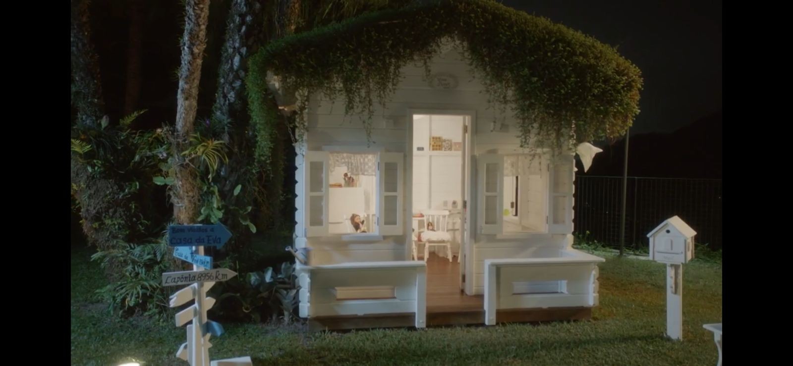 Casa de bonecas de Eva, filha de Angélica e Luciano Huck — Foto: Reprodução/Globoplay