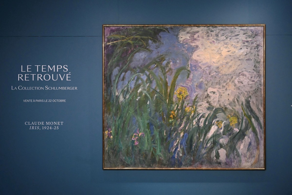 'Iris': quadro de Monet se torna a obra de arte mais cara já vendida na França; saiba quanto custou - Foto