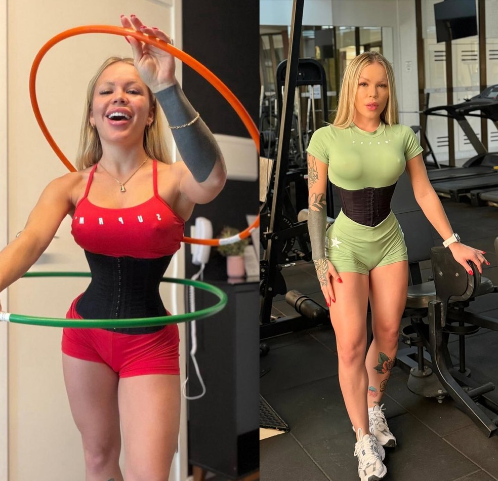 Pré-carnaval 2026: influenciadora mantém cintura de 60 cm com treino intenso — Foto: Divulgação CO Assessoria