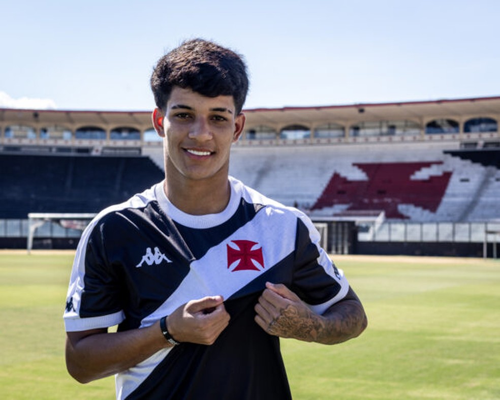 Luiz Lócio, highest point of the Vasco base — Photo: Vinicius Gentil/ Vasco