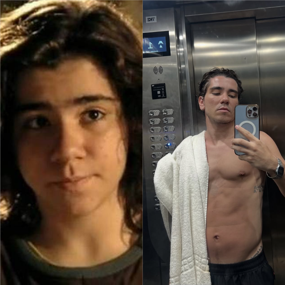 João Fernandes — Foto: Reprodução/TV Globo e Reprodução/Instagram