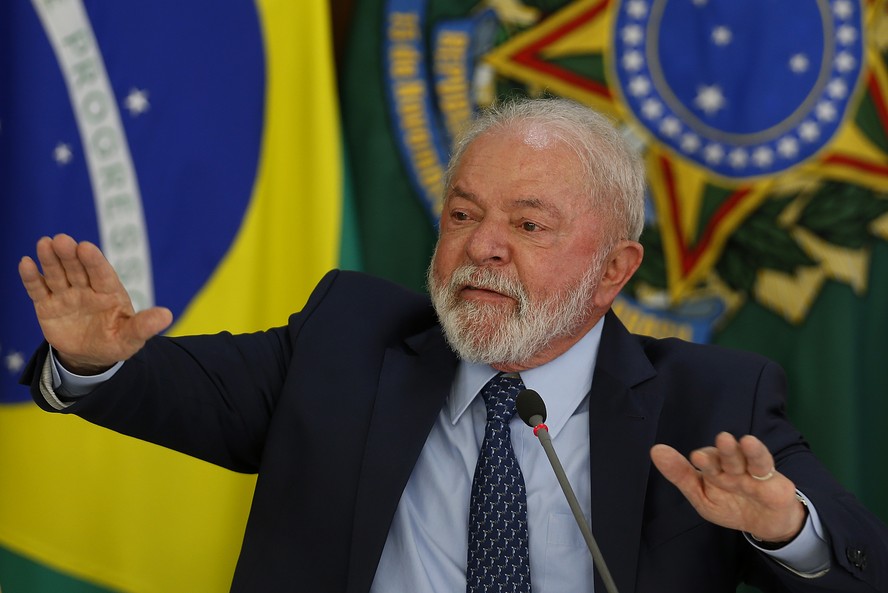 O presidente Luiz Inácio Lula da Silva 10/03/2023