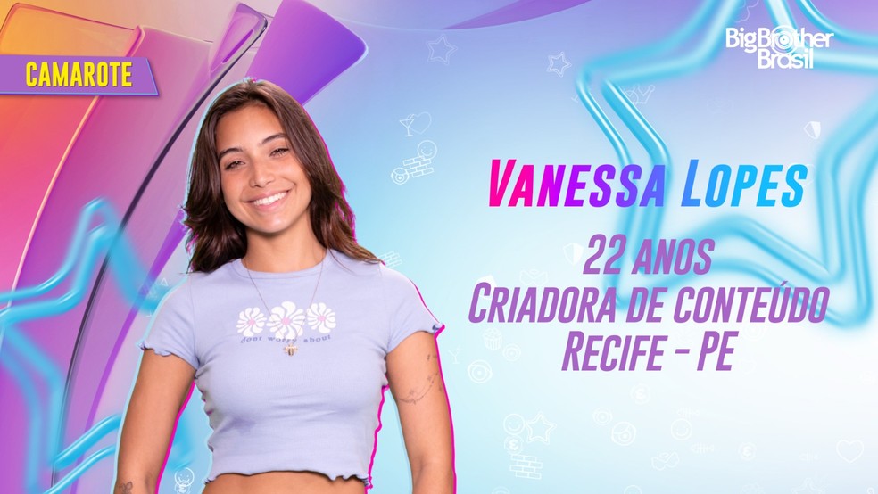Vanessa Lopes, 22 anos, dançarina e criadora de conteúdo — Foto: Divulgação/ TV Globo