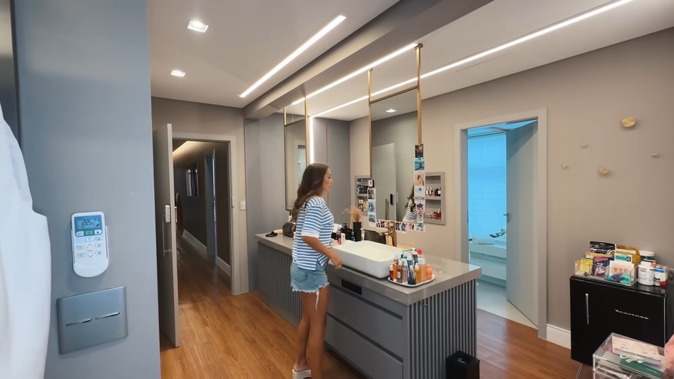 Mansão onde moram Neymar e Bruna Biancardi, em Santos (SP) — Foto: Reprodução/Instagram