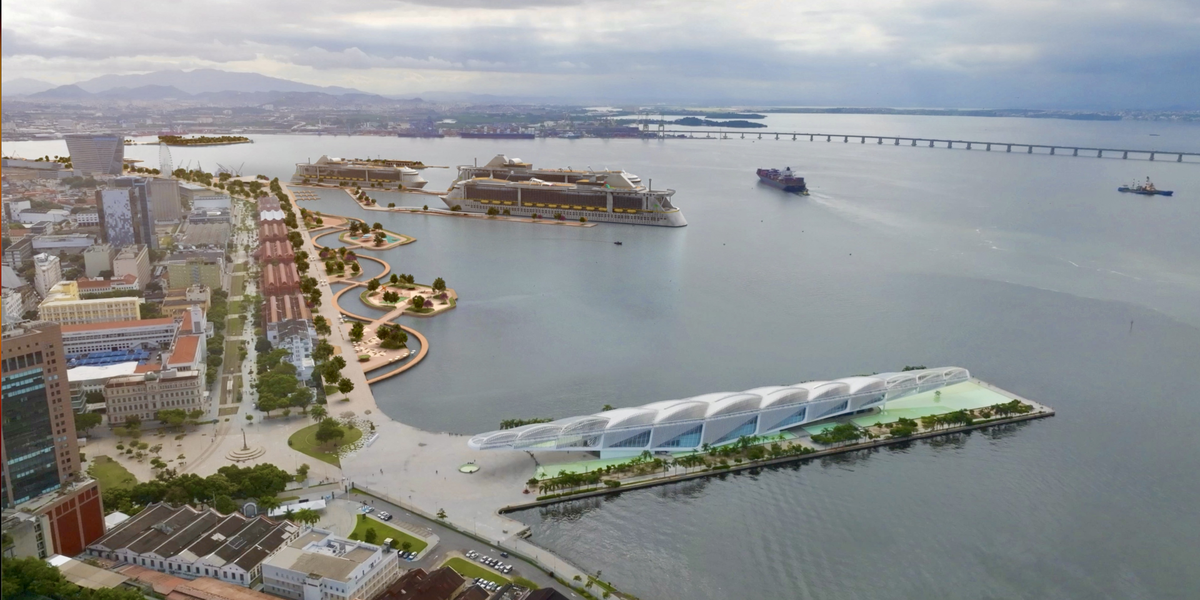 'Parque do Flamengo' para o século XXI: projeto cria nova orla, com praças flutuantes, no Porto